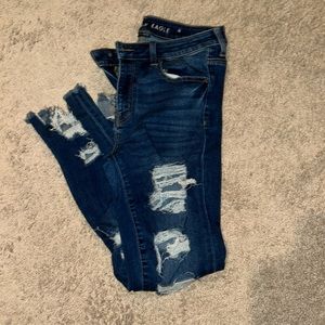 American eagle ripped size 10 jeans